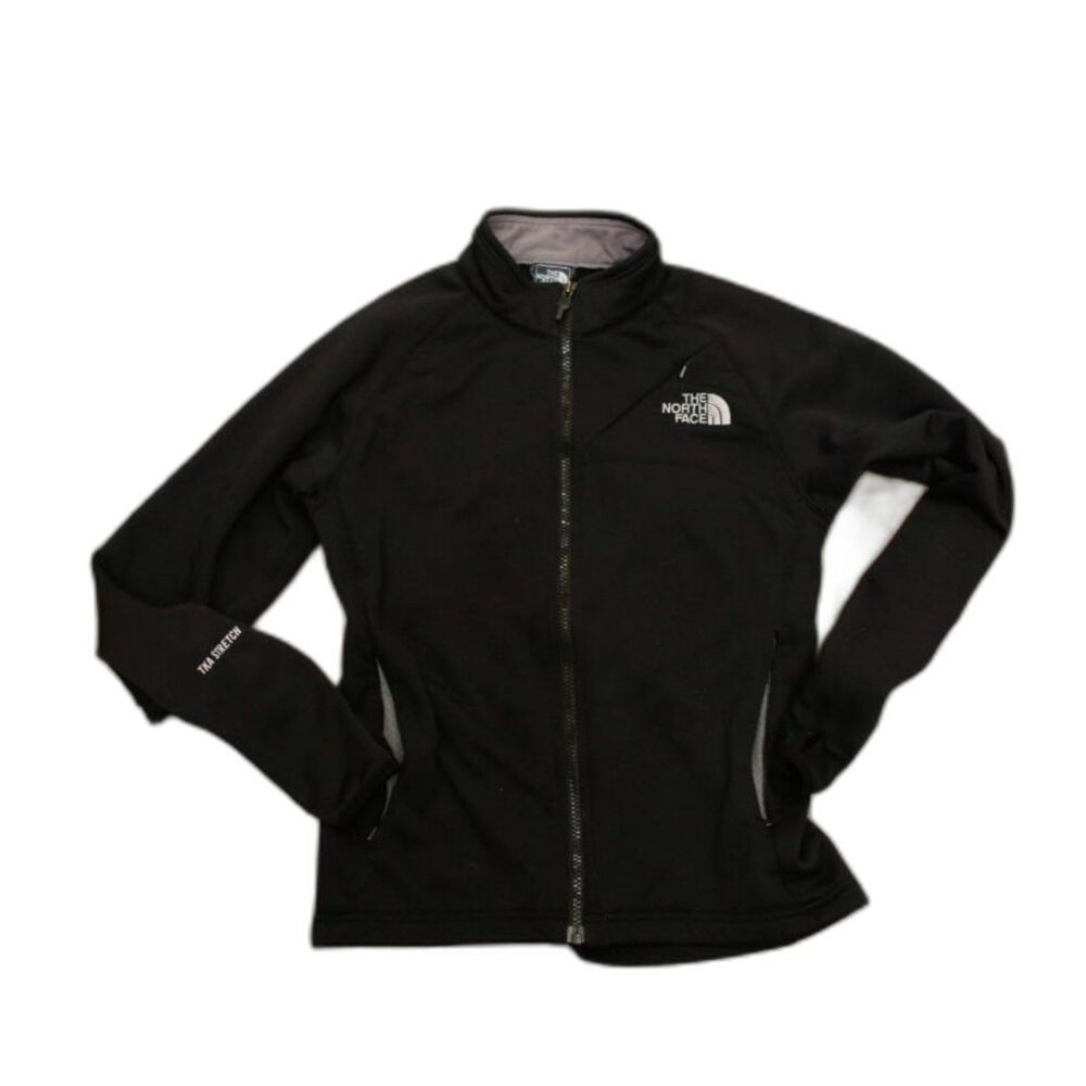 North Face Flight Series TKA Stretch Jacket Womens Small Black Full Zip Running